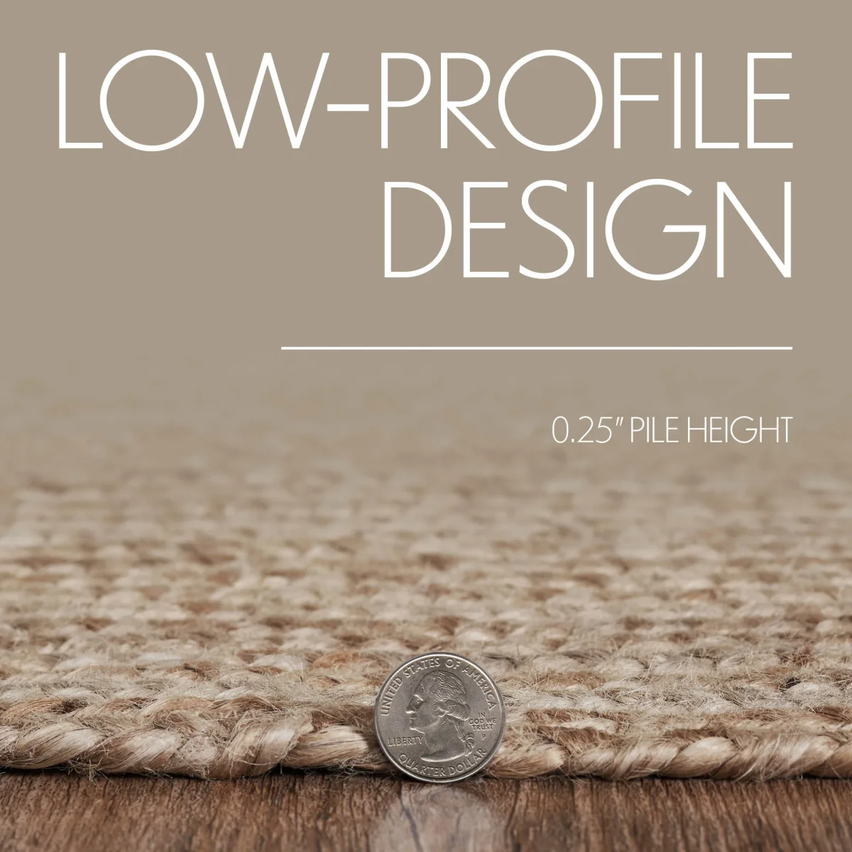 Natural Jute Rug Oval w/ Pad 17x48 - Image 5