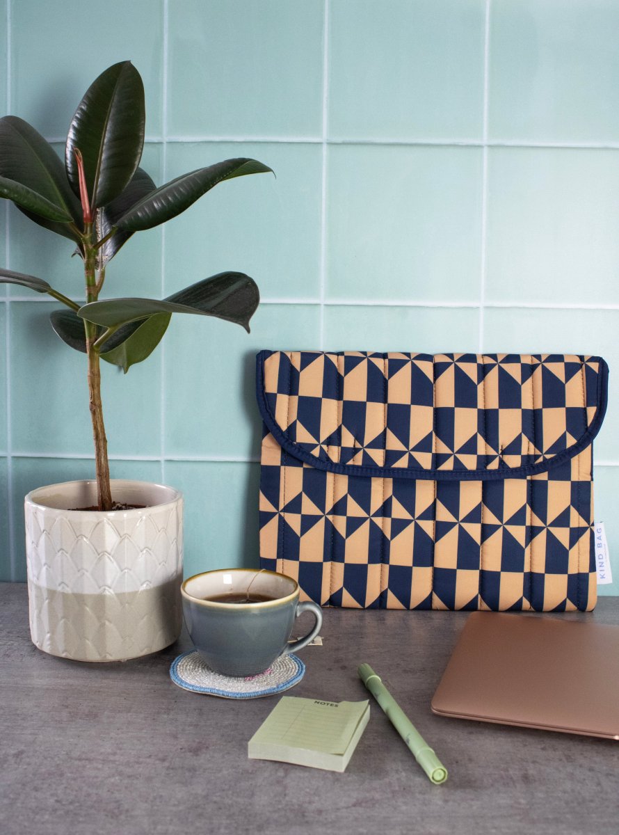 Navy Coffee | 13 Inch Laptop Sleeve - Image 6